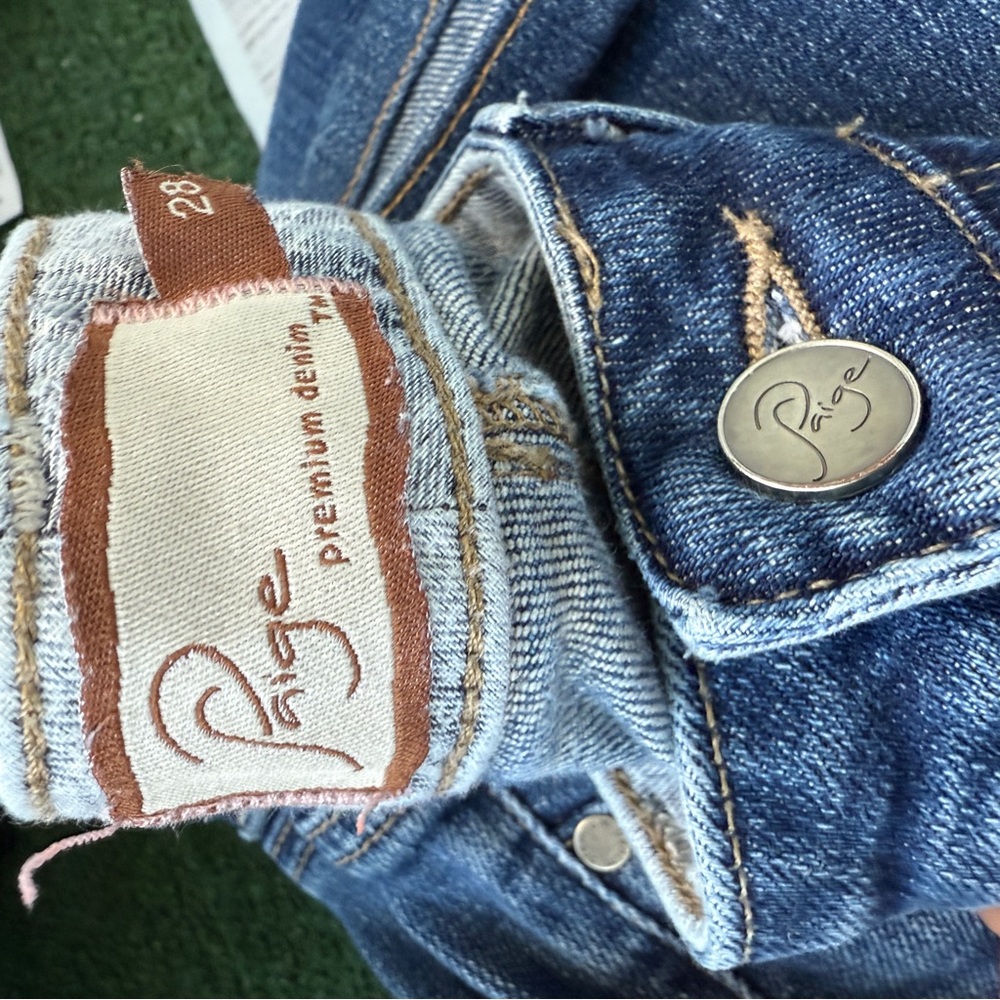 Paige Hollywood Hills Bootcut Classic Rise Boot Cut‎ Denim Jeans - Picture 6 of 12